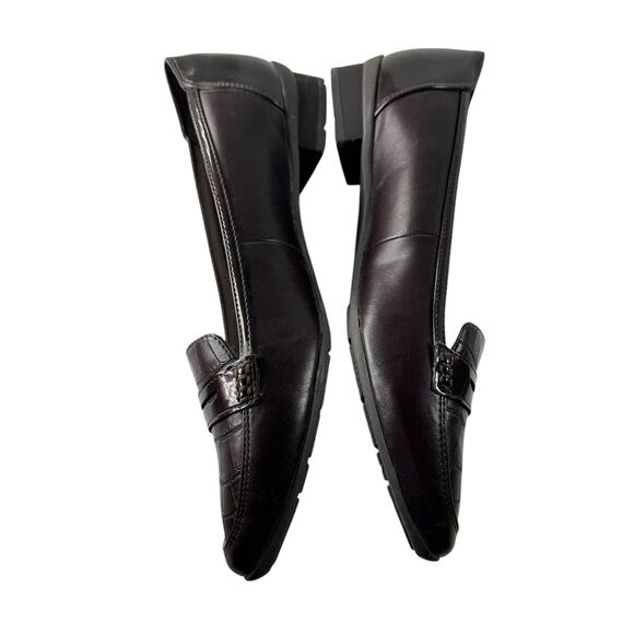 Anne Klein Women’s Loafers Iflex Brown Animal Print Flats Leather Size 11 Shoes - Picture 12 of 12